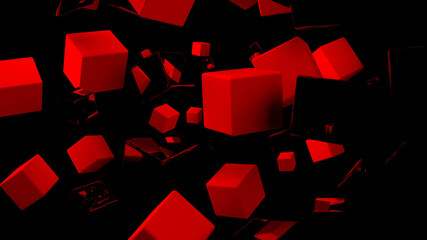 3d image cubes are an abstract form , a clot is a union of forms