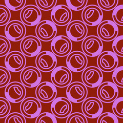 Circles ornament. Seamless pattern. Polka dots motif. Geometric background. Ethnic wallpaper. Geometrical backdrop. Contemporary digital paper. Folk web designing. Tribal textile print.