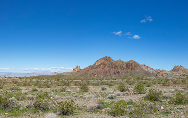 scenic landscape in the Mohave Valley near Bullhead City,