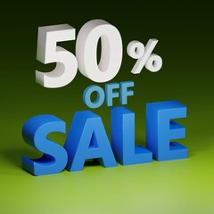 Sale , Special offer (Discount) Poster (3D render)