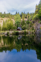 Fototapeta premium Herbstliches Erwachen am Rennsteig bei schönstem Wetter
