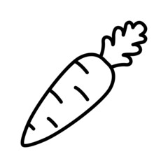 carrot - vegetables icon vector design template