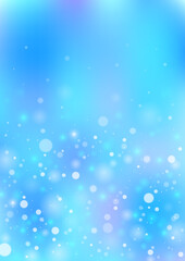 Obraz premium クリスマス イルミネーションのシンプルな風景 ブルー