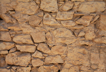 old stone wall of castle