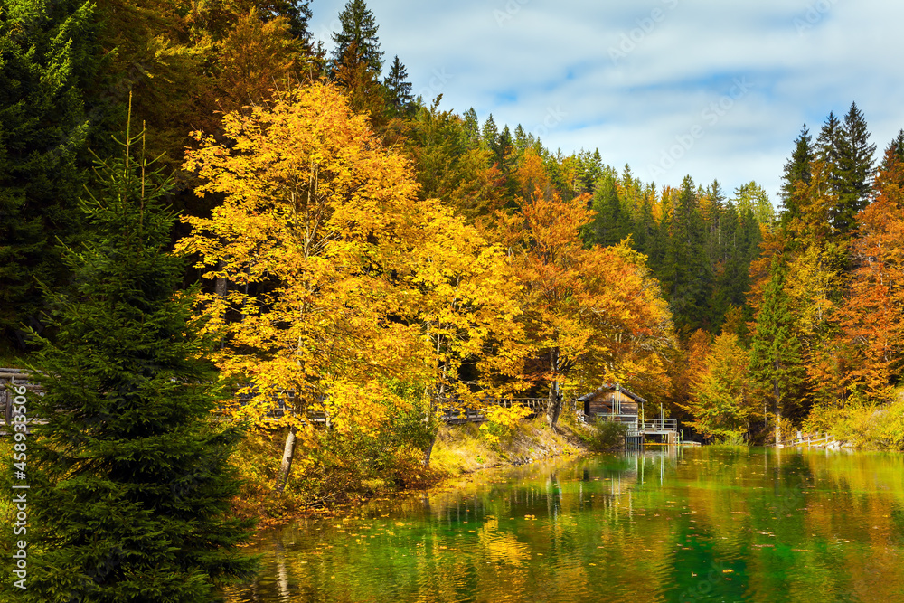 Canvas Prints lake fuzine