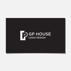 GP HOUSE LOGO DESIGN VECTOR