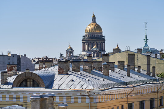 view of the cathedral from the rooftops
