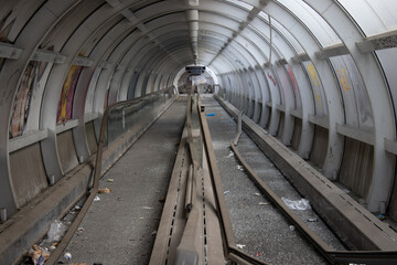 Obraz premium Abandoned subway entrance