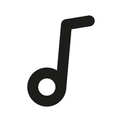 Modern style vector illustration with music notes. Creative icon for your app design. Vector illustration