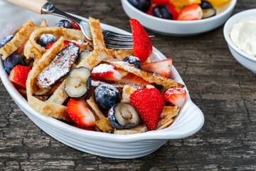 Pancake ribbons