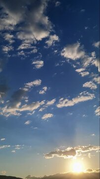 sun among clouds light curtains diffuse background