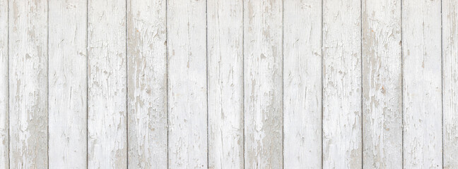 Old white painted wooden background.