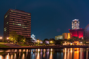 小倉中心街の夜景