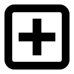 Vector Add Glyph Icon Design