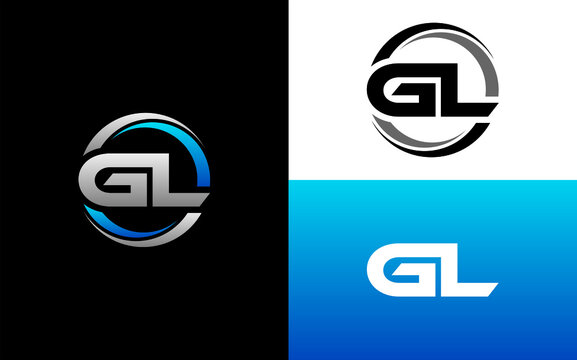 GL Letter Initial Logo Design Template Vector Illustration