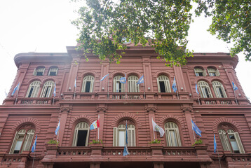 Obraz premium Lions Palace, municipal building of the city of Rosario, Argentina