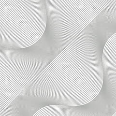 abstract smooth wavy lines background
