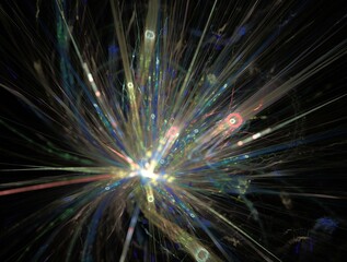 Fototapeta premium Imaginatory fractal abstract background Image
