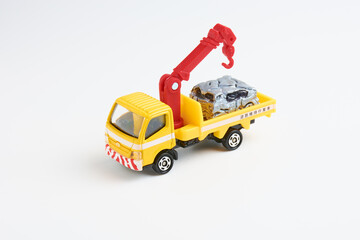Naklejka premium クレーン車