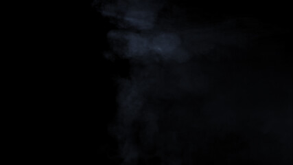幻想的な暗闇と煙のイメージ　光とスモーク
