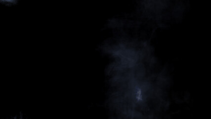 幻想的な暗闇と煙のイメージ　光とスモーク