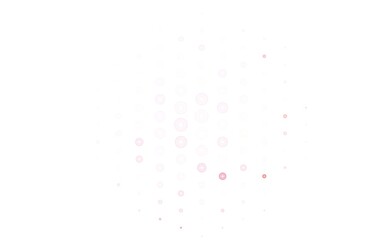 Light Red vector template with circles.