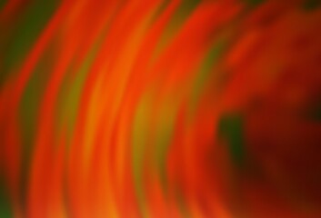 Dark Orange vector blurred and colored pattern.