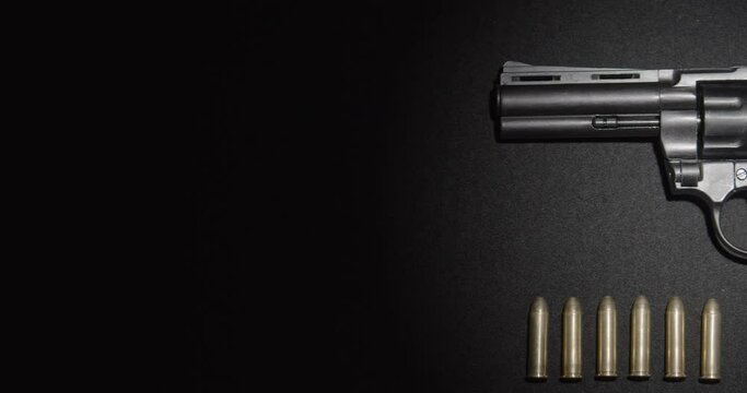 357 caliber gun with ammunition