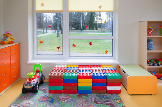 Day Care Nursery Or Pre-school Kindergarten School, Spacious Interiors, Play Equipment