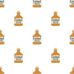 Ethanol in bottle pattern seamless background texture repeat wallpaper geometric vector