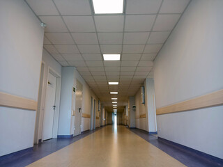 long hospital corridor