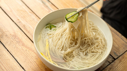 Pyeongyang style Cold Buckwheat Noodles 