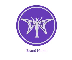 Angel woman logo for your business.