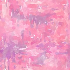 The hand draws a watercolor of paint repetitive wallpaper. Blots, stains, splashes brush strokes, seamless grunge texture. Pink hues background.  Water paint. Vintage pattern - Bitmap illustration