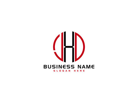 Initial JXD Logo Letter Template Vector For Business