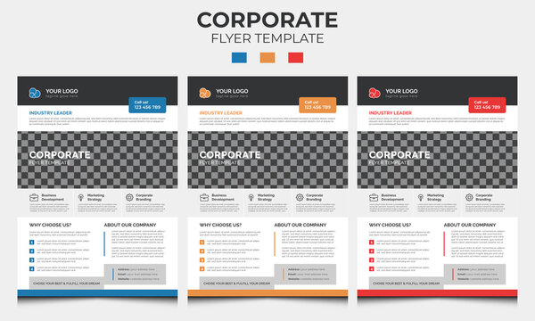 Modern Creative business and corporate flyer design template | poster, flyer, leaflet design template, | stylish corporate flyer | professional flyer design
