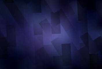 Dark Purple vector template with rhombus.