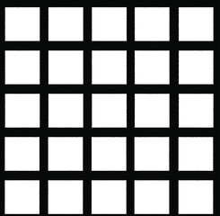 Rough, irregular texture composed of monochrome geometric elements. Overlay distressed grunge background. Abstract vector illustration. Isolated on white background. EPS10