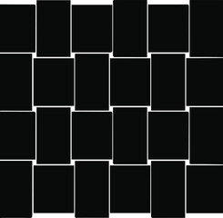 Rough, irregular texture composed of monochrome geometric elements. Overlay distressed grunge background. Abstract vector illustration. Isolated on white background. EPS10