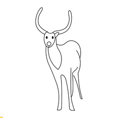 Deer Vector Art Graphics Template For Business And Company