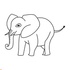 Elephant Vector Art Graphics Template For Business And Company