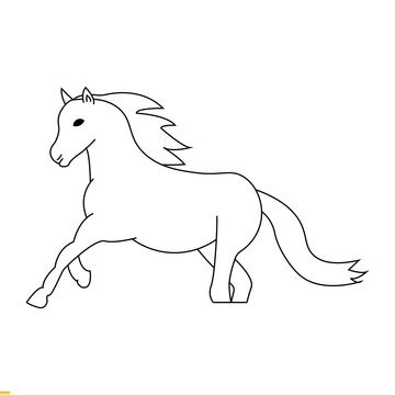 Horse Vector Art Graphics Template For Business And Company