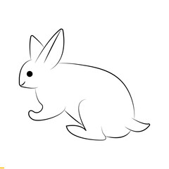 Rabbit Vector Art Graphics Template For Business And Company