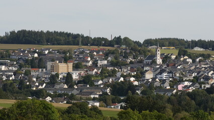 Naklejka premium Stadtzentrum Hermeskeil