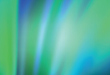 Light Green vector glossy abstract backdrop.