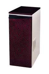 electric domestic flour mill for home isolated white and grey background