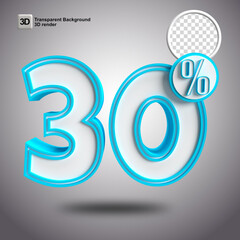 3d percentage render for store, big sale, sale, discount