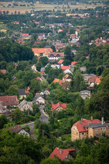 Fototapeta na wymiar Panorama Sobieszowa (dzielnicy Jeleniej Góry)