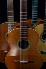 Naklejka na ściany i meble Spanish guitars for an instrumental concert concept