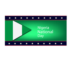 Fototapeta premium Nigeria independence day